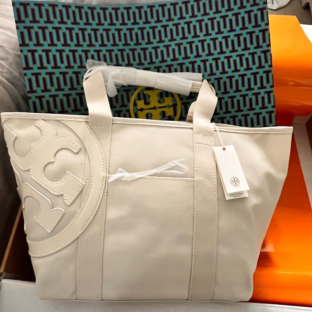 Tory Burch Ivory Tote Bag